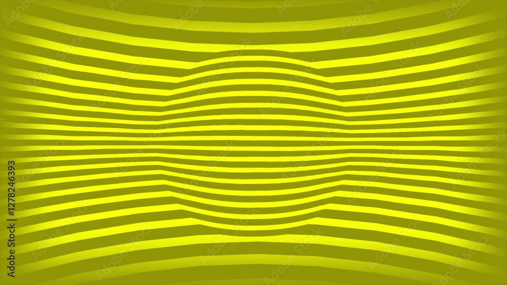 Yellow color moving parallel lines gradient design loop able hypnotism background Yellow color moving parallel lines gradient design loop able hypnotism background