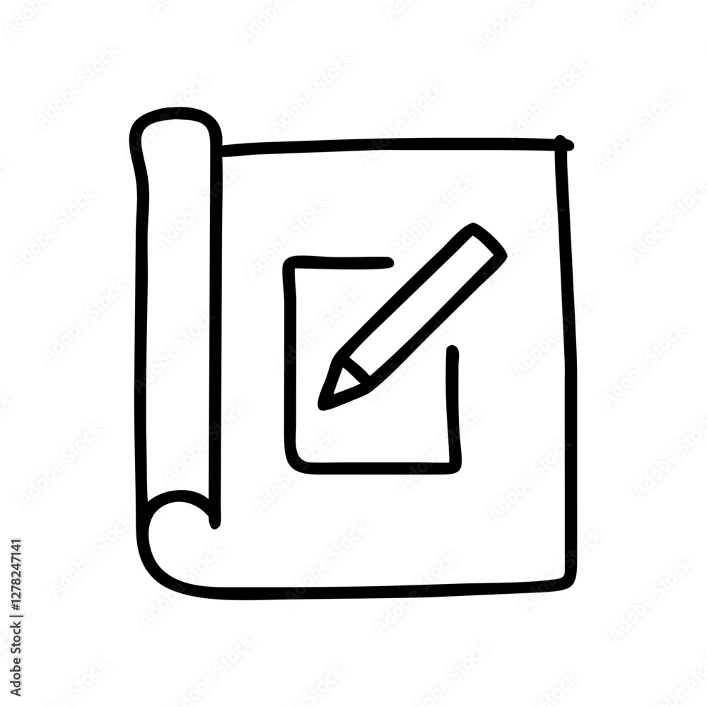 sketch icon, sketch line art - simple line art of sketch, perfect for sketch logos and icons sketch icon, sketch line art - simple line art of sketch, perfect for sketch logos and icons