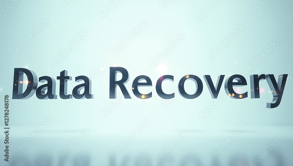 Creating a striking visual effect for data recovery in a modern digital setting Creating a striking visual effect for data recovery in a modern digital setting