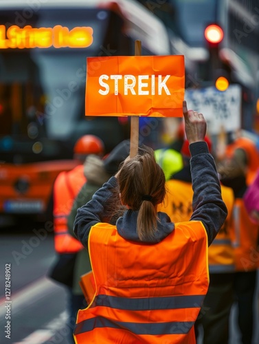 Bild zum Thema: Streik, Warnstreik, Arbeitskampf, Gewerkschaft, Tarifverhandlungen, Demo