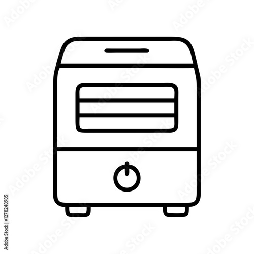 dehumidifier icon, dehumidifier line art - simple line art of dehumidifier, perfect for dehumidifier logos and icons