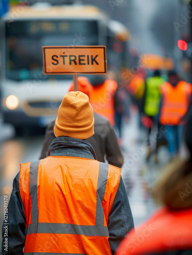 Bild zum Thema: Streik, Warnstreik, Arbeitskampf, Gewerkschaft, Tarifverhandlungen, Demo