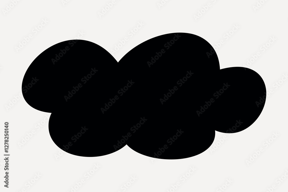 Abstract minimalist organic shape design. vector Abstract minimalist organic shape design. vector