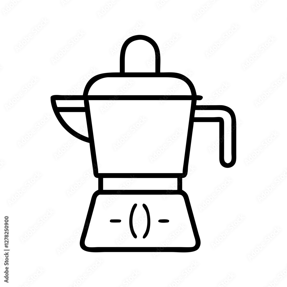 juicer icon, juicer line art - simple line art of juicer, perfect for juicer logos and icons juicer icon, juicer line art - simple line art of juicer, perfect for juicer logos and icons