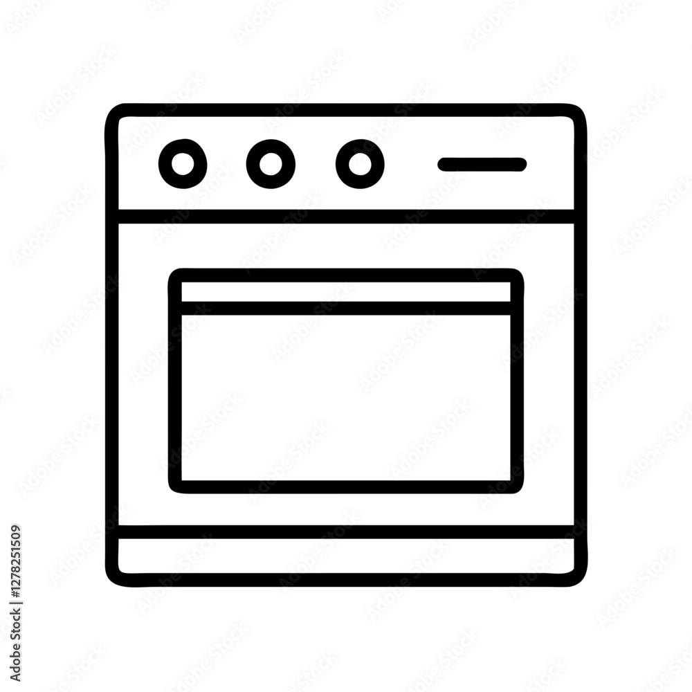 oven icon, oven line art - simple line art of oven, perfect for oven logos and icons oven icon, oven line art - simple line art of oven, perfect for oven logos and icons