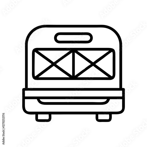 sandwich maker icon, sandwich maker line art - simple line art of sandwich maker, perfect for sandwich maker logos and icons