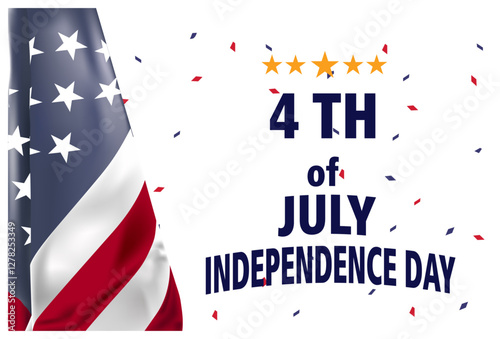 American flag for Memorial Day, 4th of July