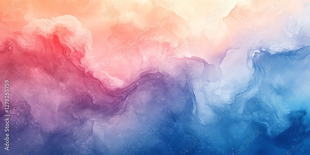 An abstract watercolor background that evokes a sense of calmness, beauty, and creativity. The colors blend together smoothly, creating a visual treat An abstract watercolor background that evokes a sense of calmness, beauty, and creativity. The colors blend together smoothly, creating a visual treat