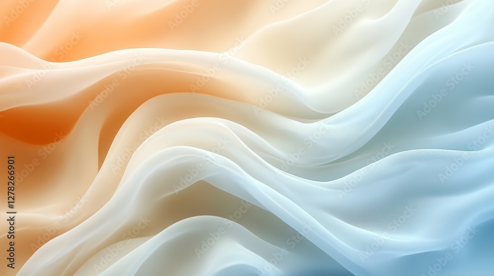Obraz premium Abstract image showing layered textures and shades of pastel colors