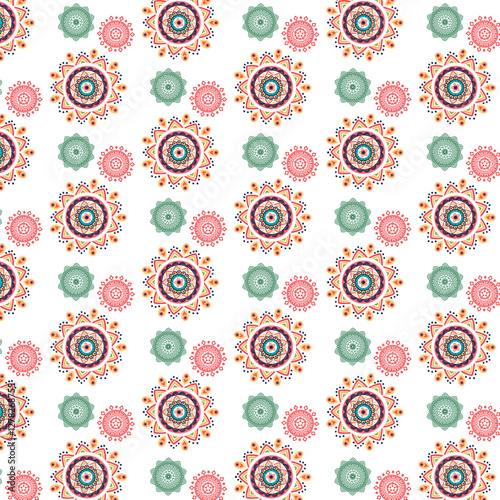seamless pattern with flowers