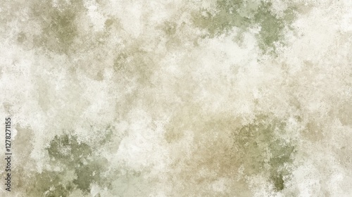 Abstract Beige and Green Watercolor Texture Background