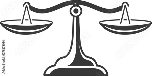 Scales. Balanse icon. Vector illustration