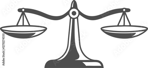 Scales. Balanse icon. Vector illustration