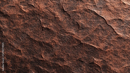 Embossed copper brown paper texture with rough surface