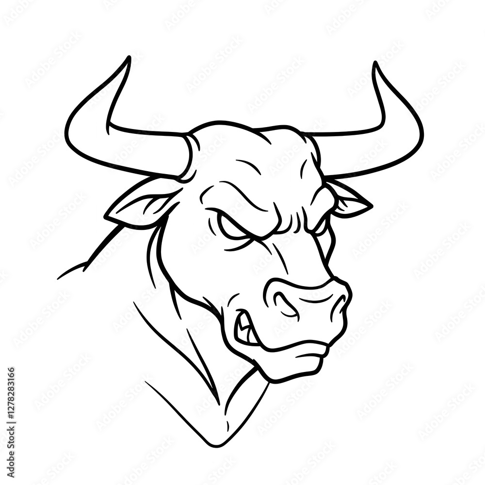 bull sketch 