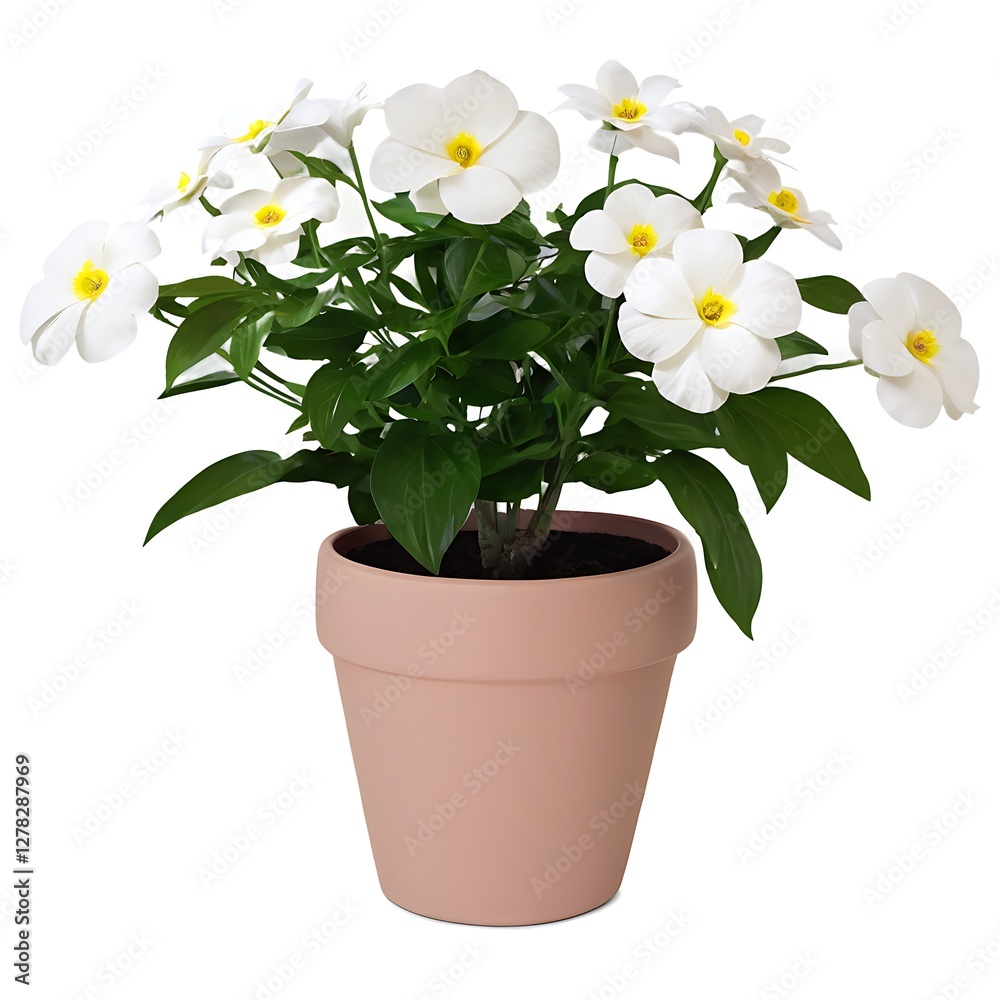 Beautiful Potted Flowers in Full Bloom, Adding Color and Charm to Any Space Beautiful Potted Flowers in Full Bloom, Adding Color and Charm to Any Space