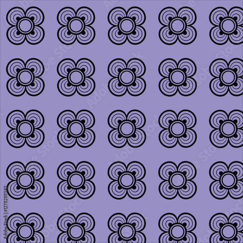 seamless pattern with flowers