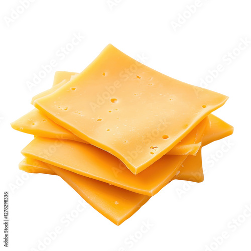 Stacked Cheese Slices - A Golden Delight