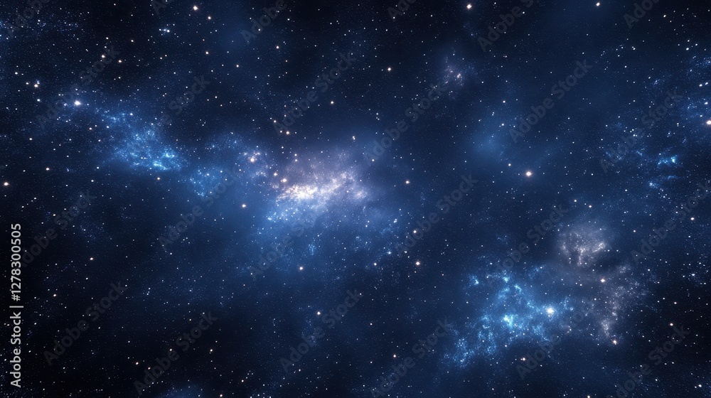 A breathtaking cosmic scene showcasing deep space filled with vibrant blues, twinkling stars, and nebulae, evoking a sense of wonder and infinity. A breathtaking cosmic scene showcasing deep space filled with vibrant blues, twinkling stars, and nebulae, evoking a sense of wonder and infinity.