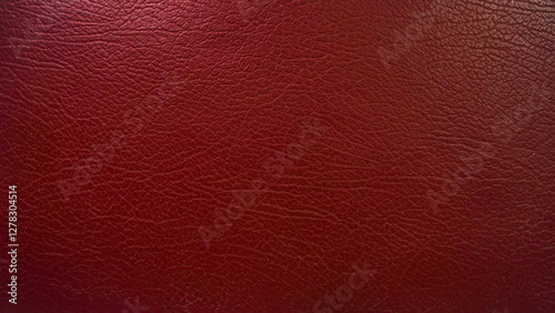 Deep Burgundy Leatherette Upholstery Texture Background