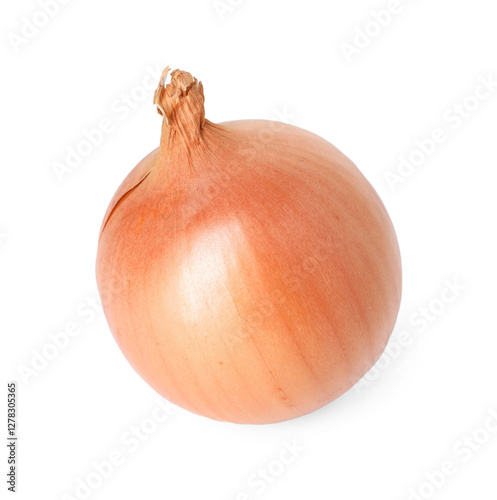 Wallpaper Mural One fresh onion isolated on white. Vegetable root Torontodigital.ca