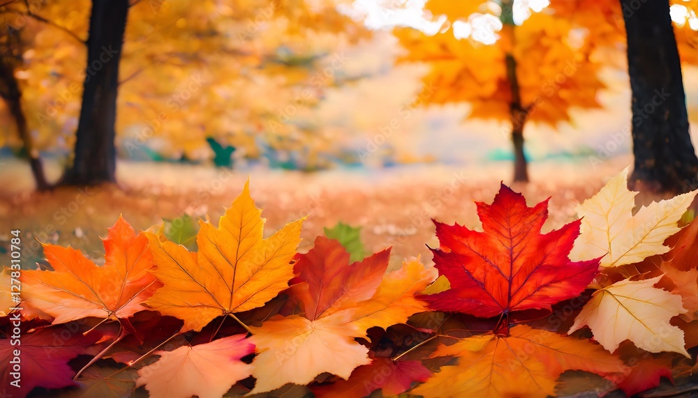 Autumn Maple Leaves Fall Background - Autumn/Fall themes Autumn Maple Leaves Fall Background - Autumn/Fall themes
