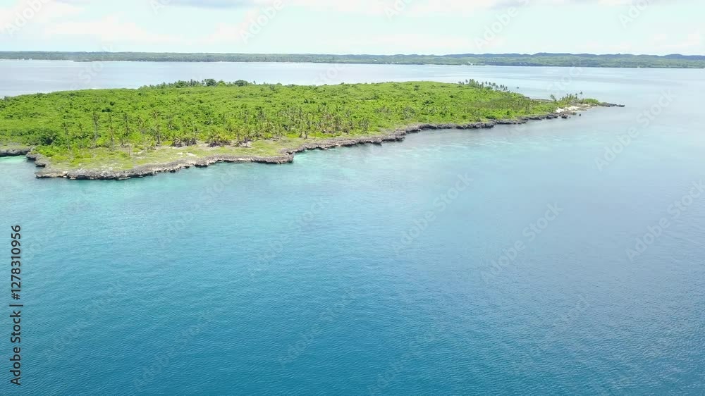 Orbit of the Virgin Island located in the Bantayan region, Philippines Orbit of the Virgin Island located in the Bantayan region, Philippines