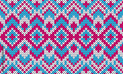 Seamless printable knitting patterns, wallpapers, ultra-high resolution raster illustrations, print-on-demand patterns