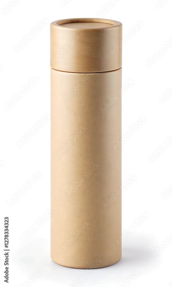 Kraft paper tube mock-up template for design presentation
Kraft paper tube mock-up template for design presentation