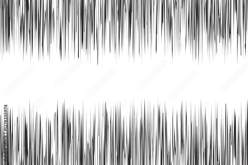 Speed line comic background. Vector abstract explosion striped graphic effect. Motion black scratches on white background. Frequency sound wave Speed line comic background. Vector abstract explosion striped graphic effect. Motion black scratches on white background. Frequency sound wave