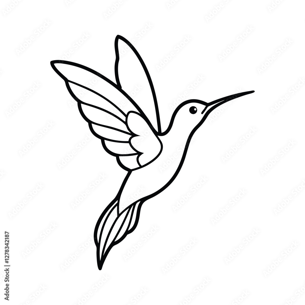 Obraz premium hummingbird hovering