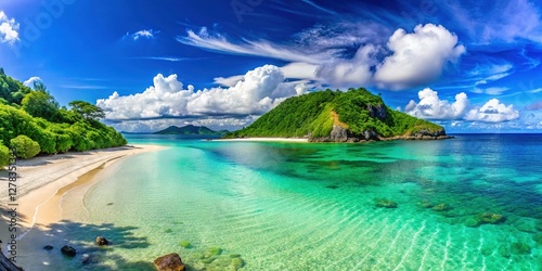 Samae San Island: Panoramic Summer Beach Paradise - Tropical White Sand, Calm Ocean