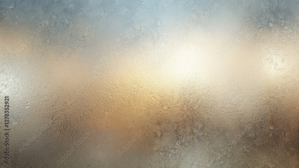 Obraz premium Soft Grayish Brown to Frosted White Glass Gradient Background - Abstract Texture