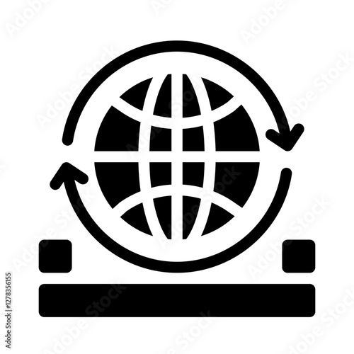 Icon Refresh Exchange With Style Glyph
