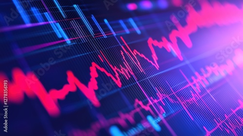 A close-up of currency exchange rates fluctuating wildly due to trade issues