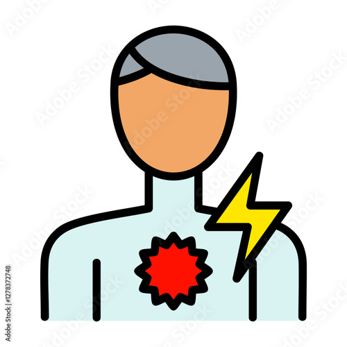 Chest Pain Icon