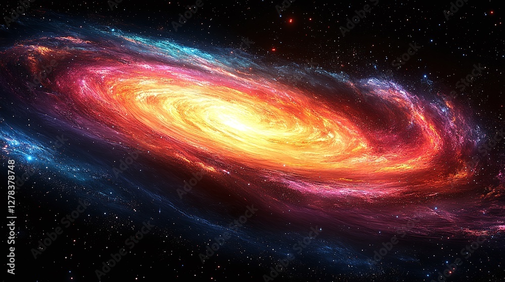 Obraz premium galaxy illustration 