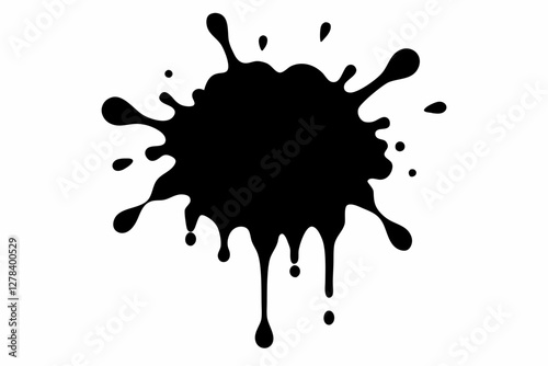 vector illustration of a splash of paint