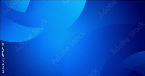 Blue curved abstract background