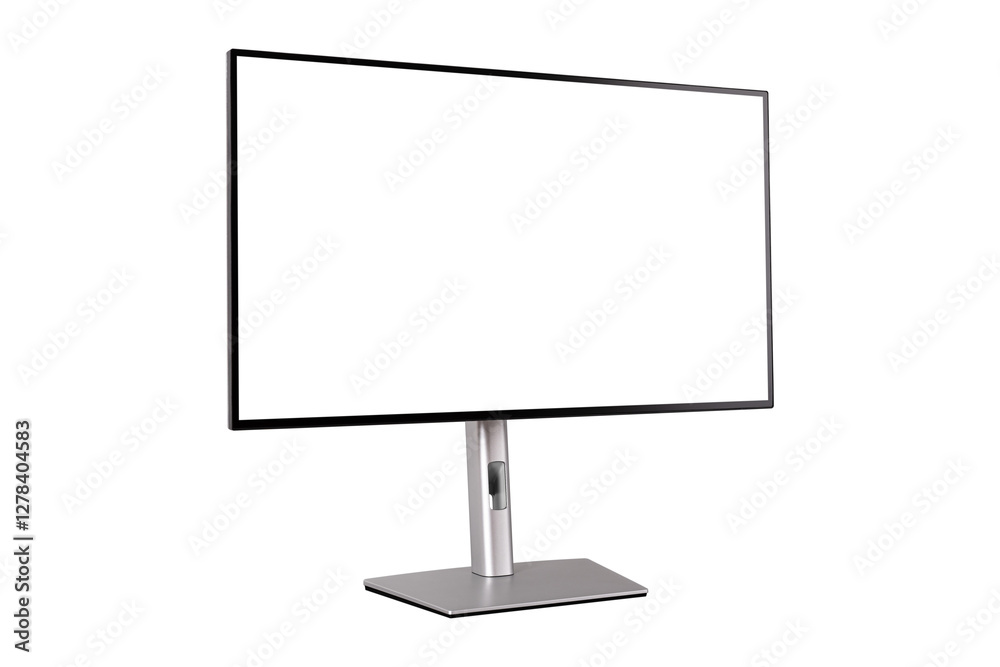 Smart monitor with blank screen isolated Smart monitor with blank screen isolated