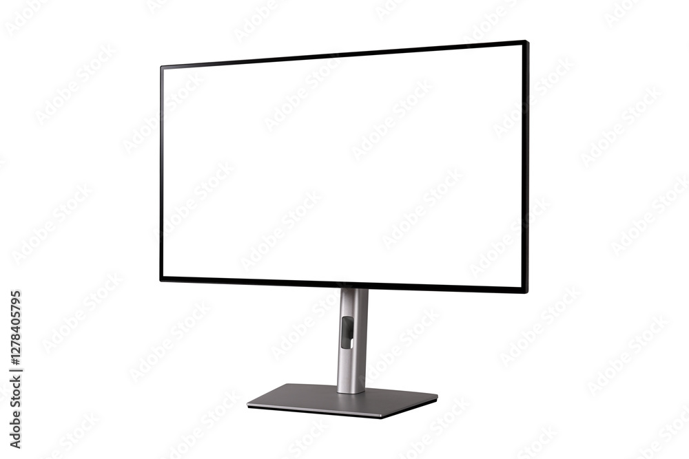 Smart monitor with blank screen isolated Smart monitor with blank screen isolated