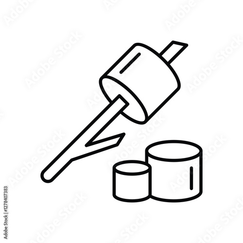 Marshmallows Vector icon
