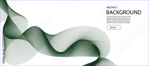 Green white gradient technology digital speed connect background, abstract cyber nano information communication future tech data, internet network connection, big data line illustration