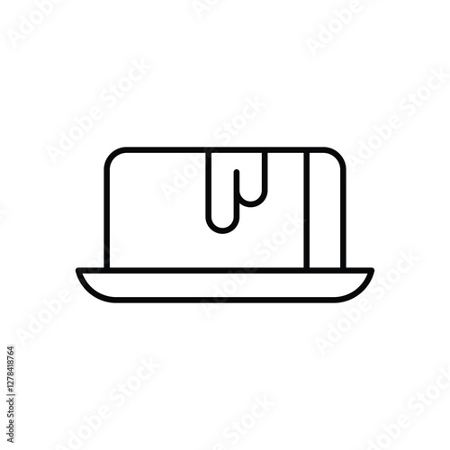 Butter vector icon 