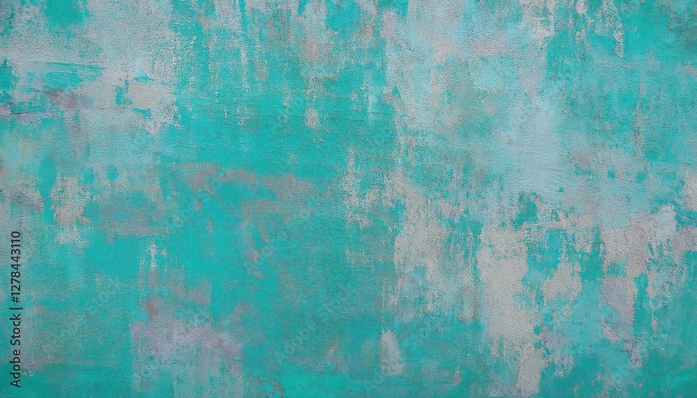 textured turquoise wall with weathered paint, abstract artistic background for interior design or digital projects textured turquoise wall with weathered paint, abstract artistic background for interior design or digital projects