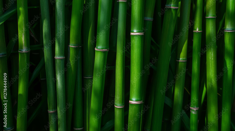 Bamboo wall texture with layered arrangement for eco-friendly design and decoration Bamboo wall texture with layered arrangement for eco-friendly design and decoration
