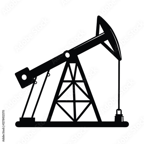 oil pump vector illustration