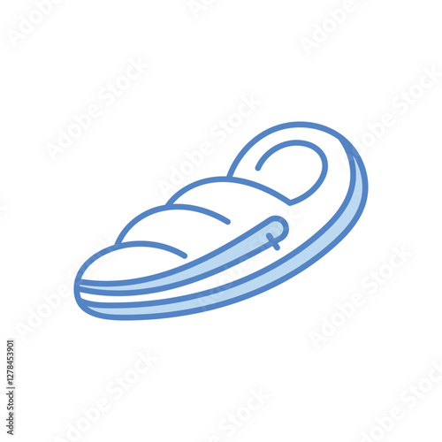 Sleeping Bag Vector icon