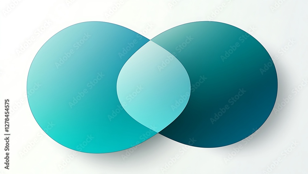 A modern, minimalist background design with large shapes in shades of blue and teal A modern, minimalist background design with large shapes in shades of blue and teal