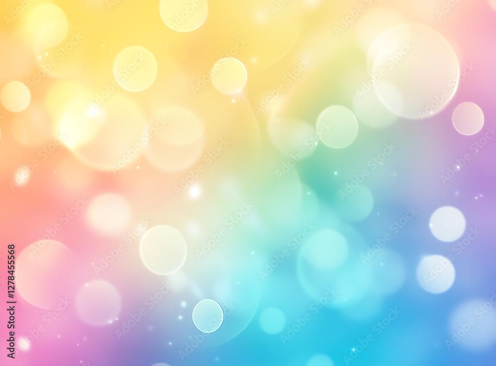 Fototapeta premium Abstract rainbow colored gradient background with soft gradients